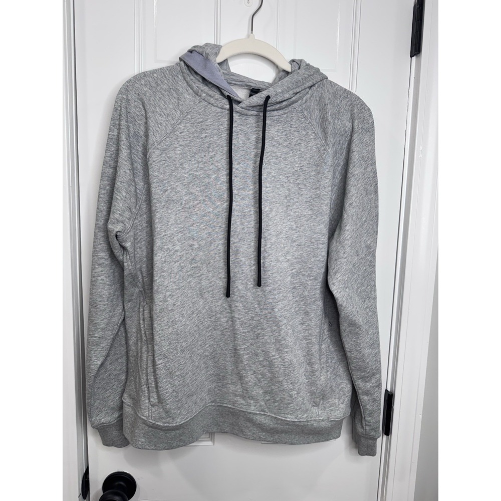 Fabletics Gray Pullover Hoodie Womens Small Athleisure Lightweight Sweatshirt